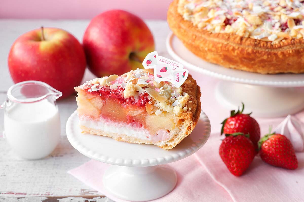 アップルパイ専門店「GRANNY SMITH APPLE PIE & COFFEE」の「いちごみるく アップルパイ」