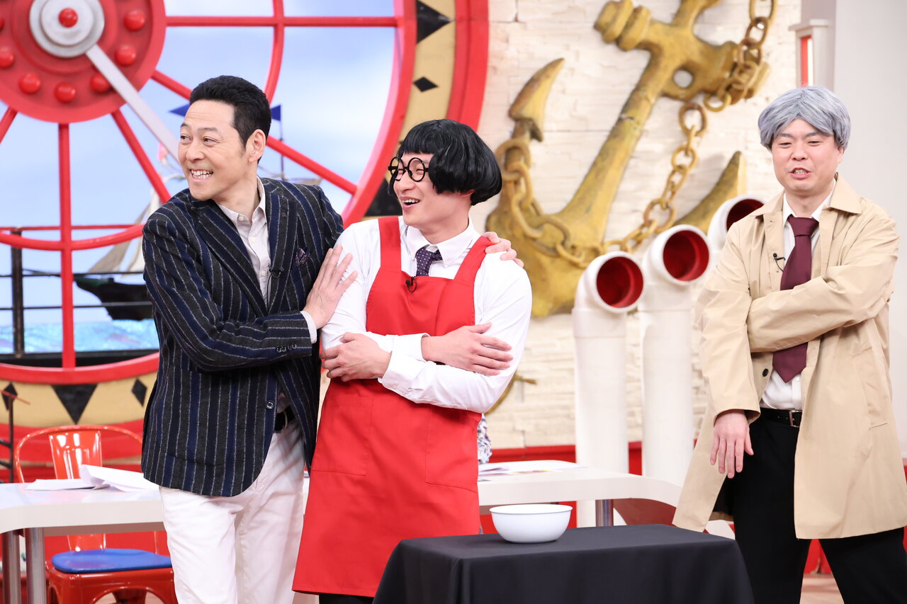 左から）東野幸治 / 豪快キャプテン べーやん / ライス 田所仁