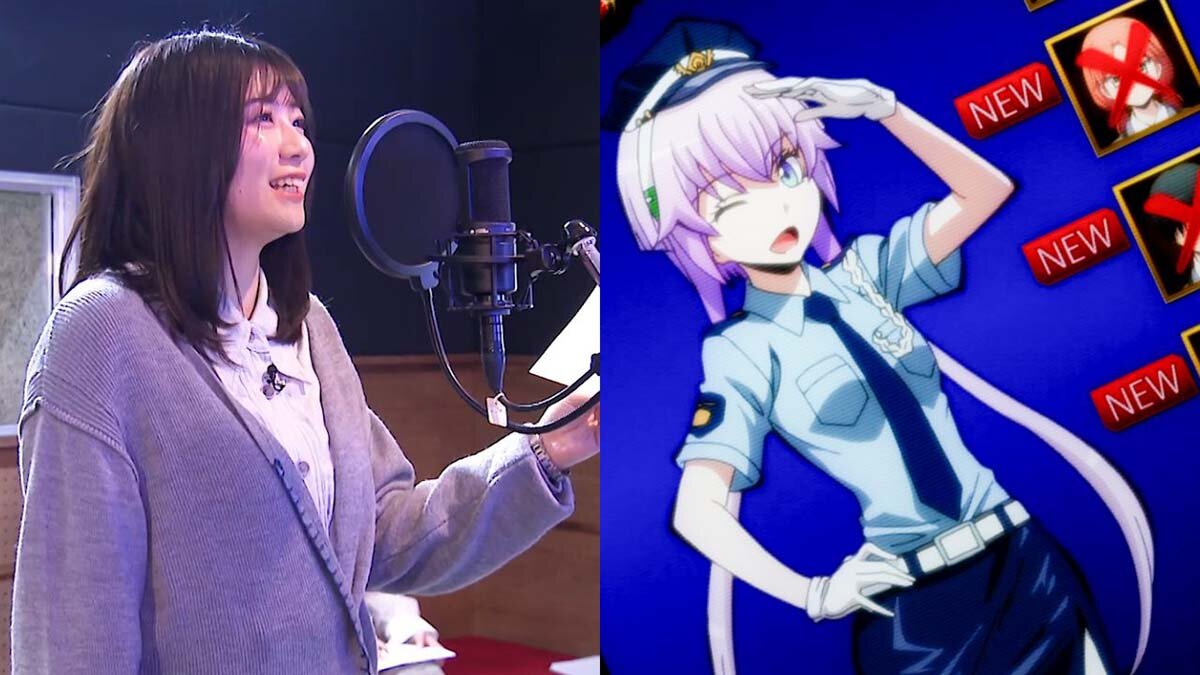 アフレコで『暗殺教室』の律に挑戦する田中友梨奈アナ