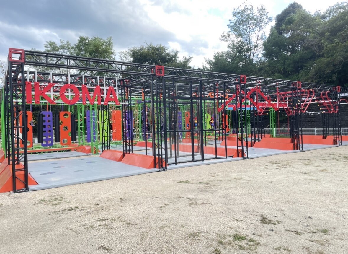 本格派アスレチックがそろう自然公園「生駒山麓公園」（奈良県生駒市）