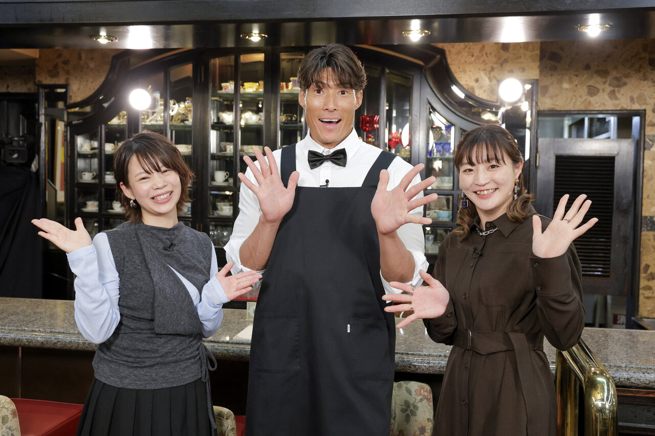 左から）髙木菜那、糸井嘉男、角田夏美