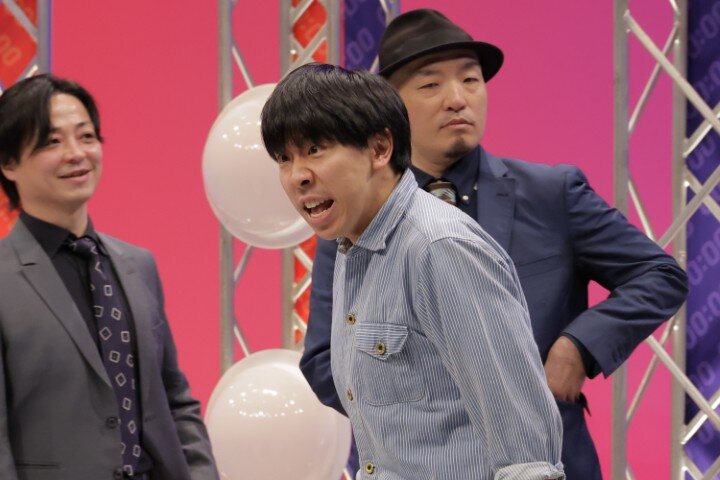 左から）デルマパンゲ 広木英介、フースーヤ 谷口理、マイスイートメモリーズ、花谷豊