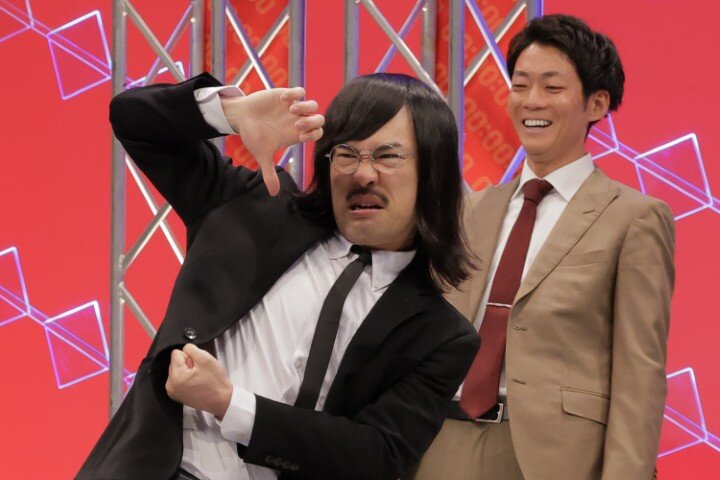 左から）ジョックロック 福本ユウショウ、ネイビーズアフロ みながわ