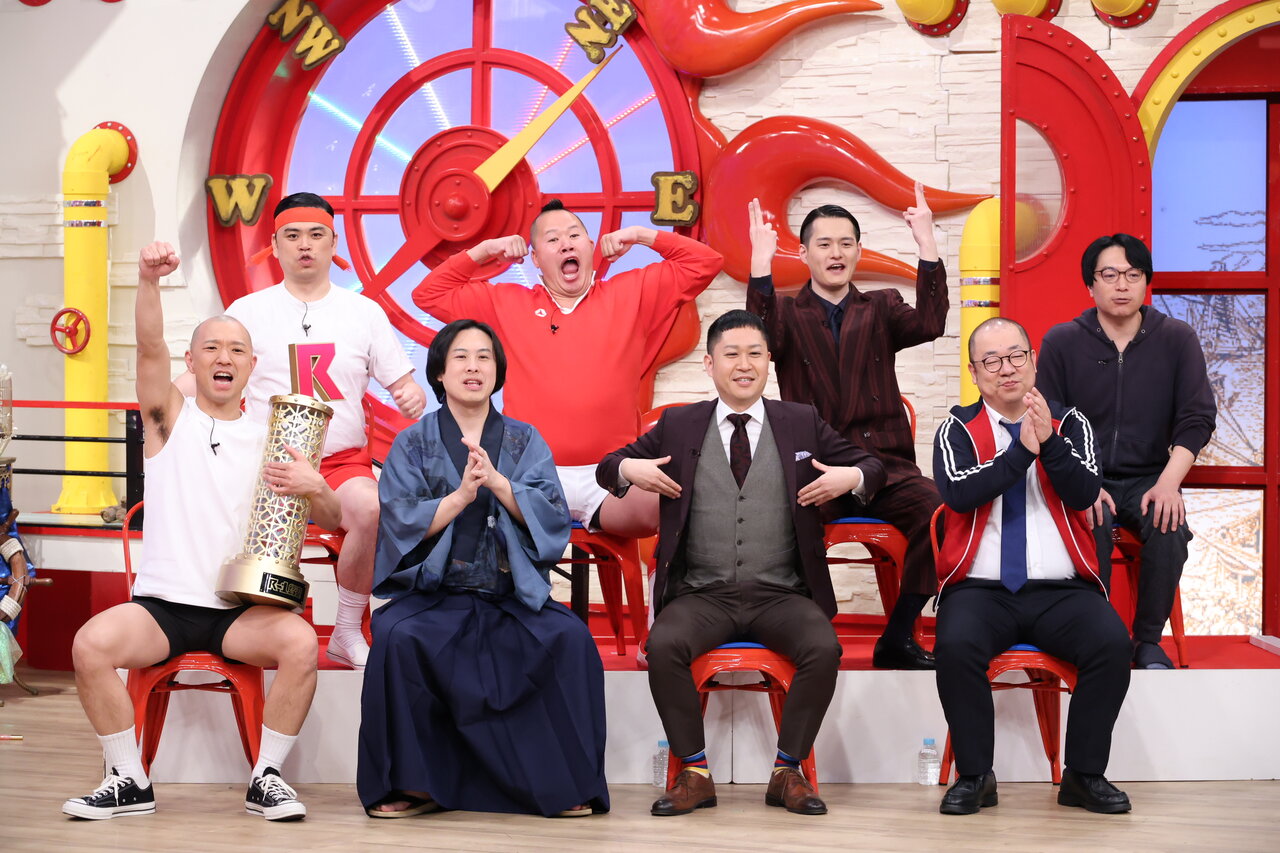 上段左から）ななまがり・初瀬悠太 / しんや / 九条ジョー / おしみんまる 下段左から）今井らいぱち / トンツカタン・お抹茶 / ドンデコルテ・渡辺銀次 / ルシファー吉岡