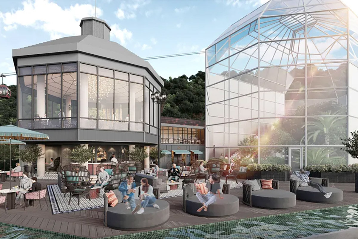 神戸布引ハーブ園「ザ・ヴェランダ神戸」ガーデンテラス（イメージ）