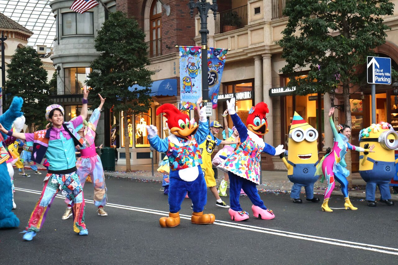 セレモニーでは、この日だけの特別パフォーマンスも（３月31日、USJ）