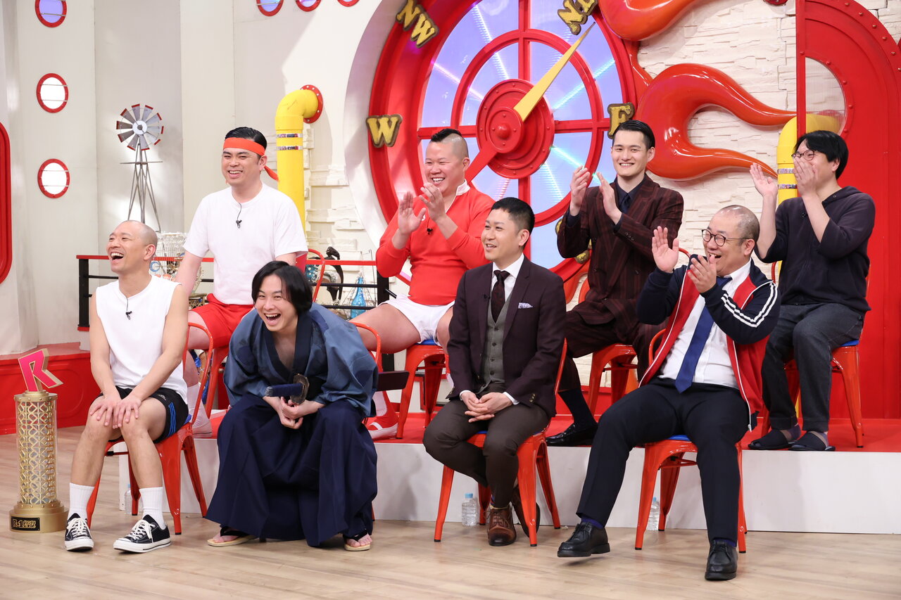 上段左から）ななまがり・初瀬悠太 / しんや / 九条ジョー / おしみんまる 下段左から）今井らいぱち / トンツカタン・お抹茶 / ドンデコルテ・渡辺銀次 / ルシファー吉岡