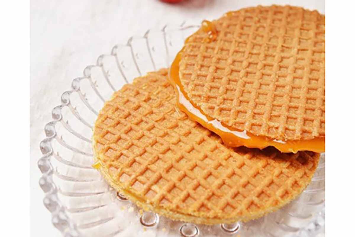 「Wafelhuis（ワーフルハウス）」の「ストロープワッフル」（270円）