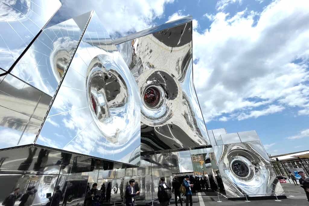 落合陽一氏プロデュースのパビリオン「null2（ヌルヌル）」外観