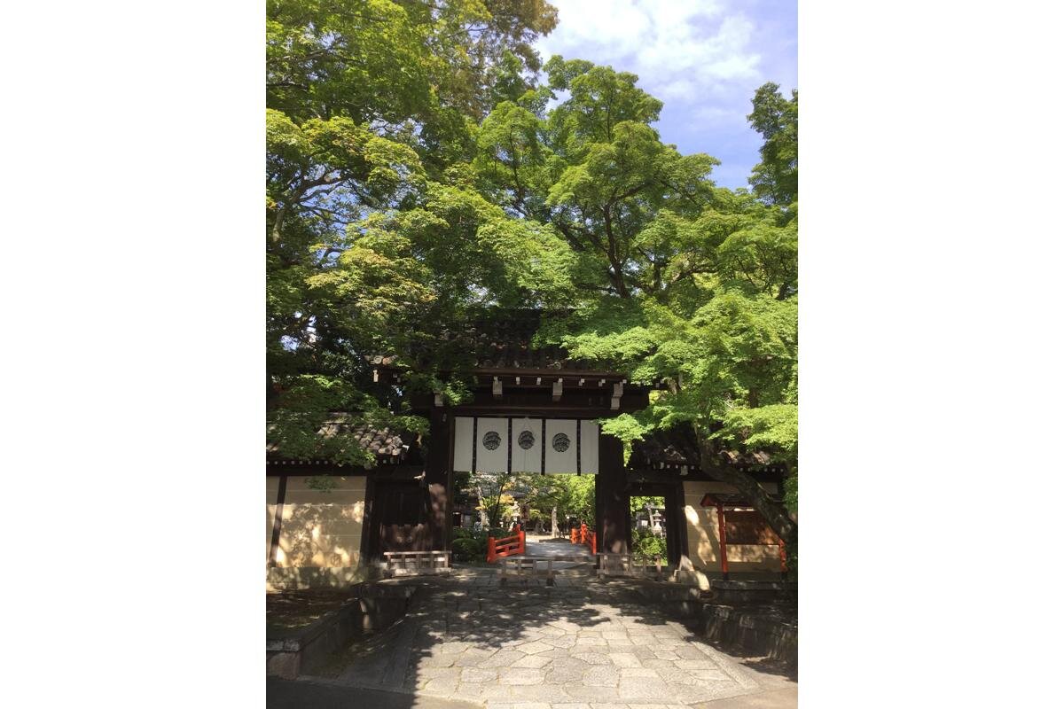 東門から境内を見る景色がおすすめです「紫野　今宮神社」（京都市北区）