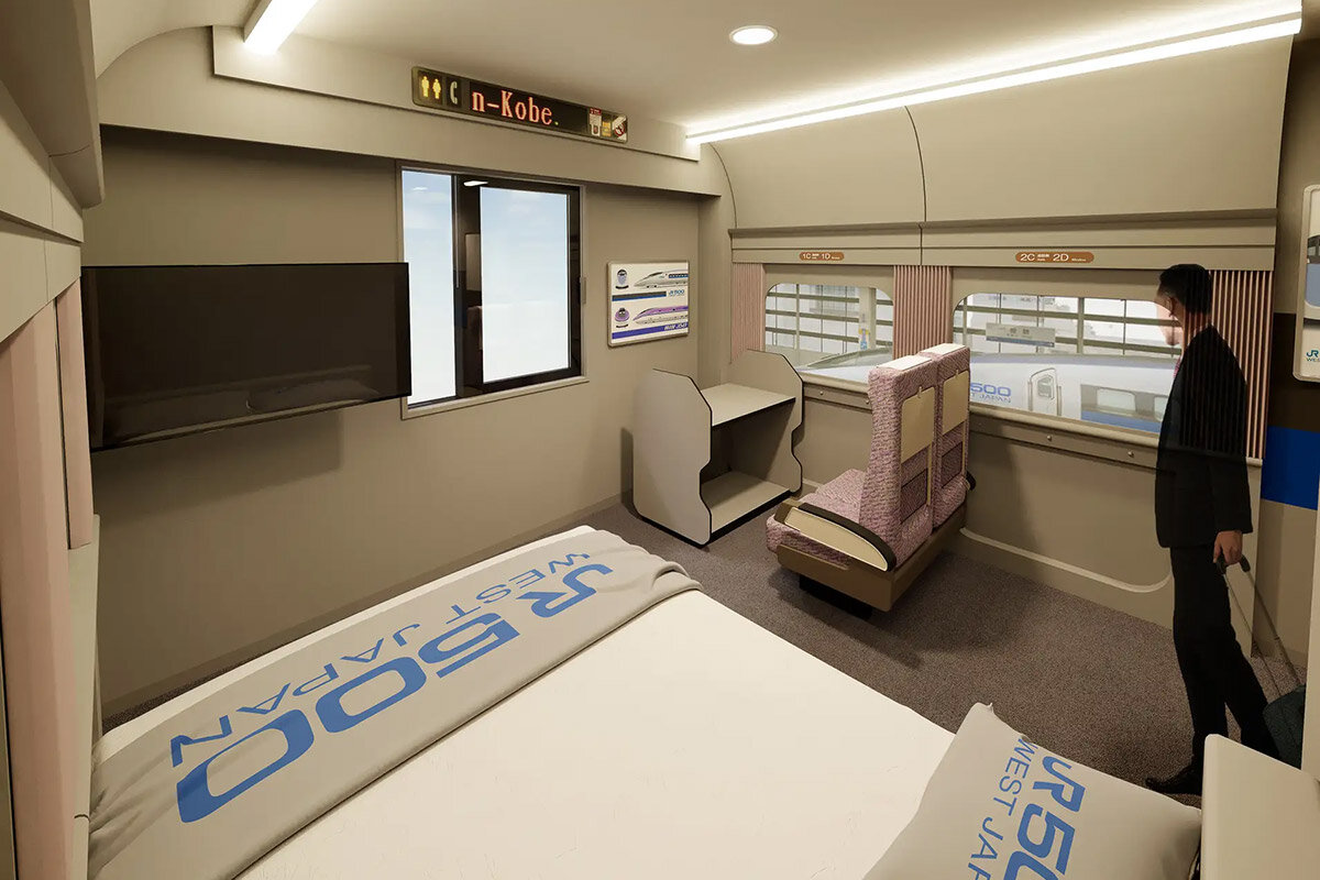 「ヴィアイン新大阪ウエスト」（大阪市淀川区）に誕生する「500系新幹線ルーム」イメージ