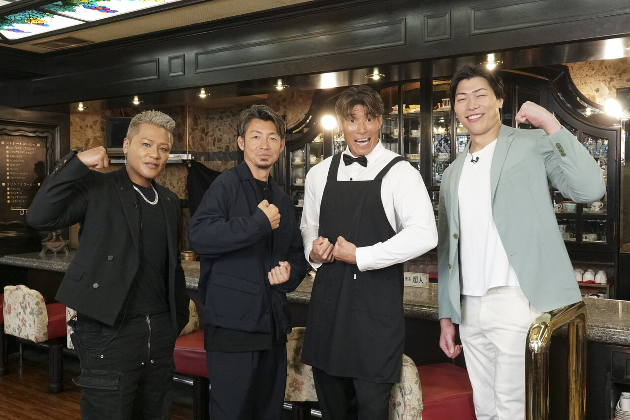 左から）ELLY、鳥谷敬、糸井嘉男、清水邦広