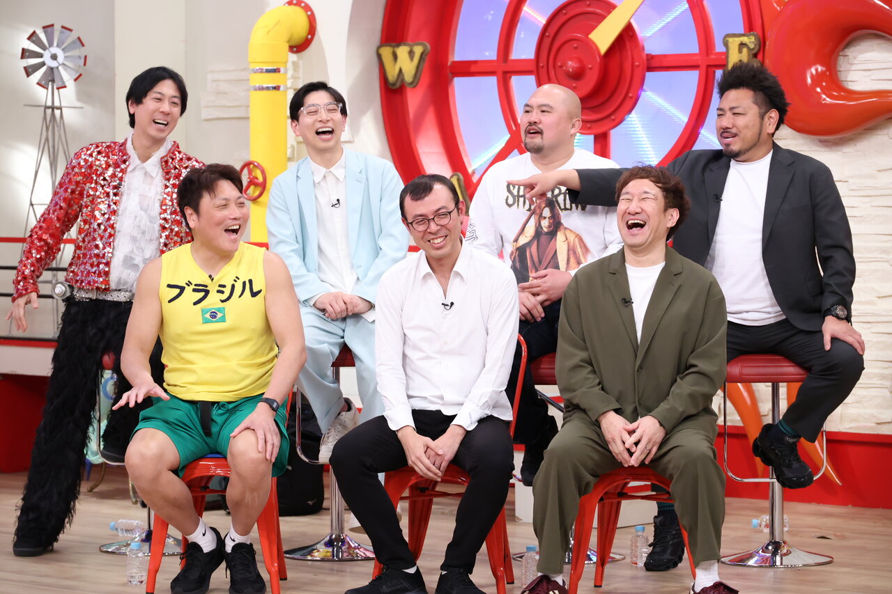 上段左から）スカチャン / 鬼越トマホーク 下段左から）サバンナ・八木真澄 / ジョイマン