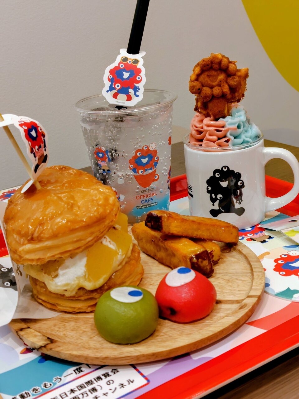 スイーツを堪能したい派は「おいもスイーツプレート」（４月27日、大阪市北区）