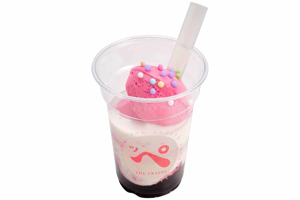 「スシロー」の「飲むブルーベリーヨーグルトッペ」（380円〜・店舗によって料金は異なる）