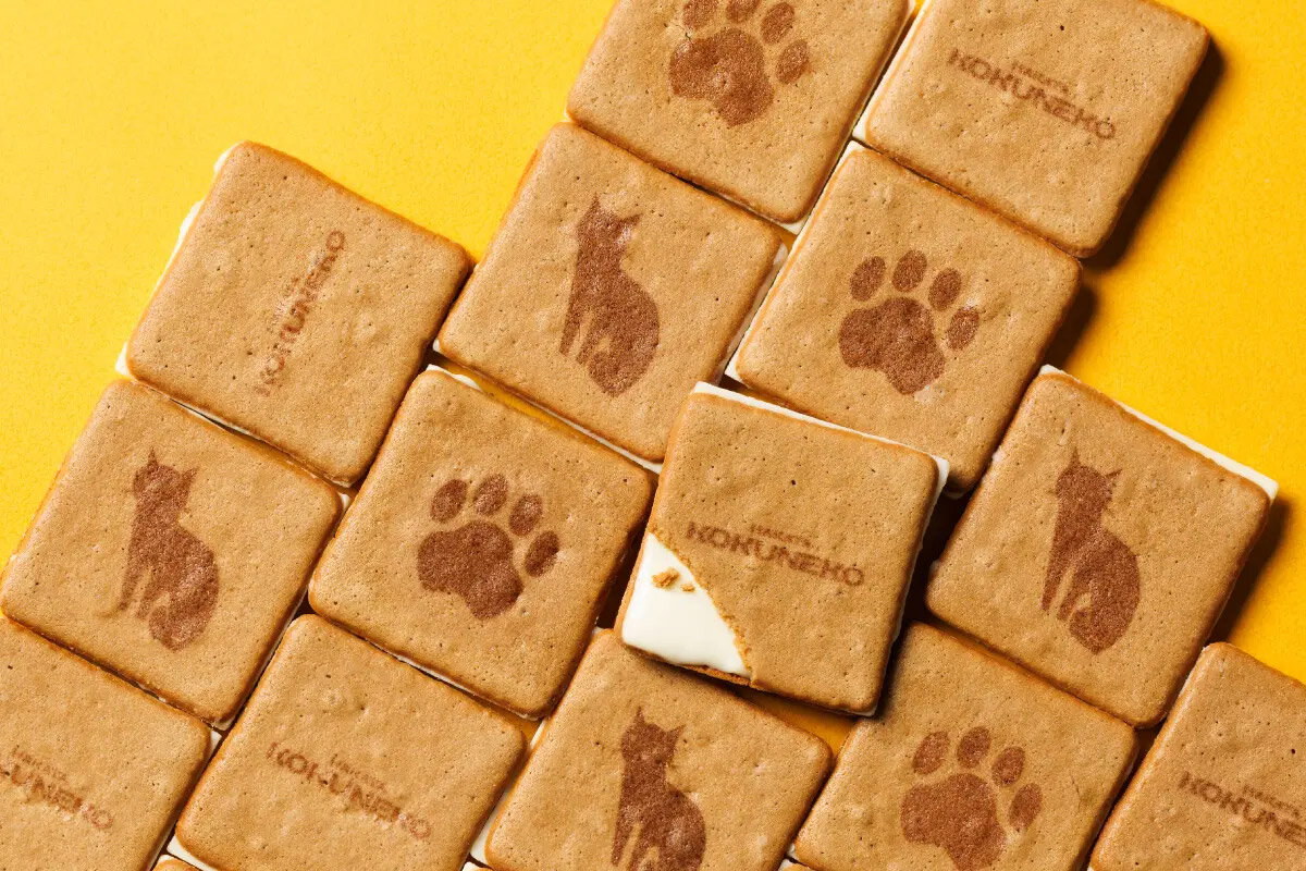 3種のプリントがかわいい、KOKUNEKO（コクネコ）の「コクウマラングドシャ」