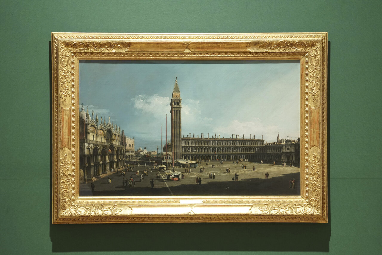 カナレット(ジョヴァンニ・アントニオ・カナル) 《ヴェネツィア、サン・マルコ広場》1732-33年頃