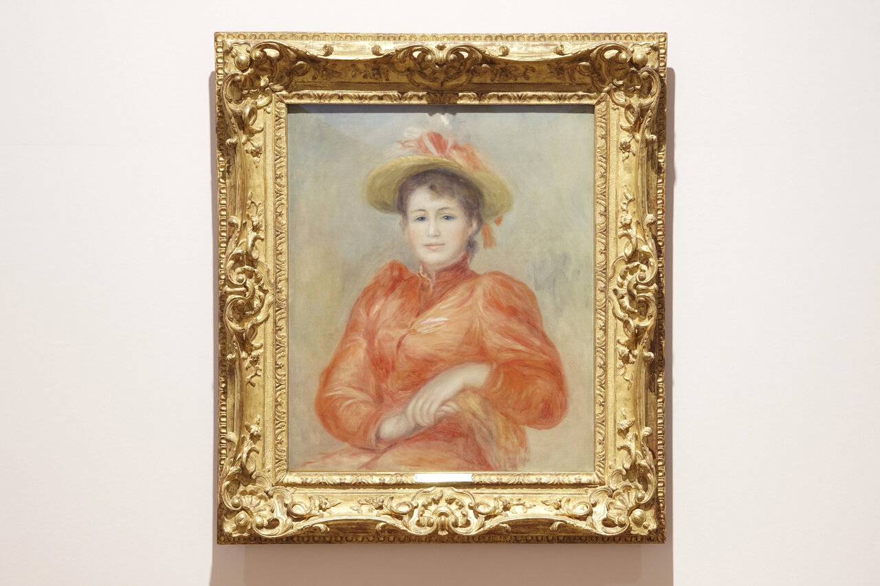 ピエール=オーギュスト・ルノワール《赤い服の女》1892年頃