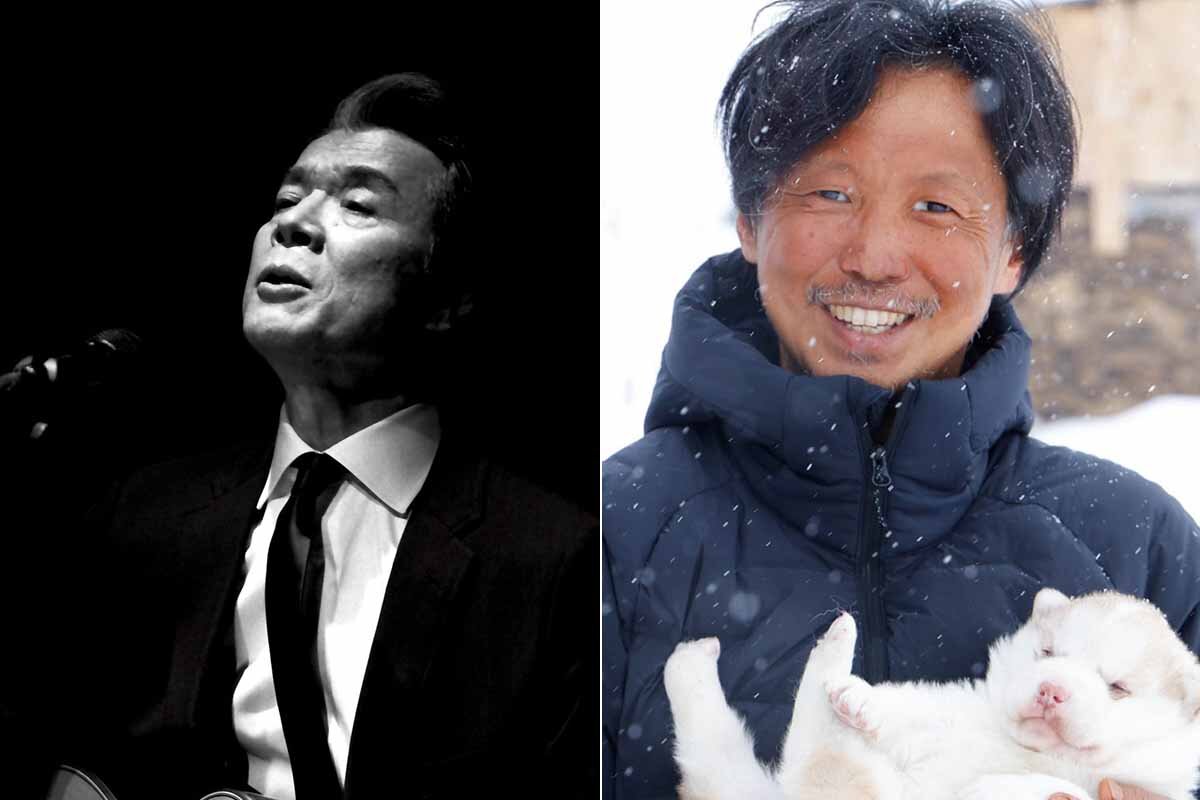 トークイベントを行う亀井登志夫氏（左）や竹沢うるま氏