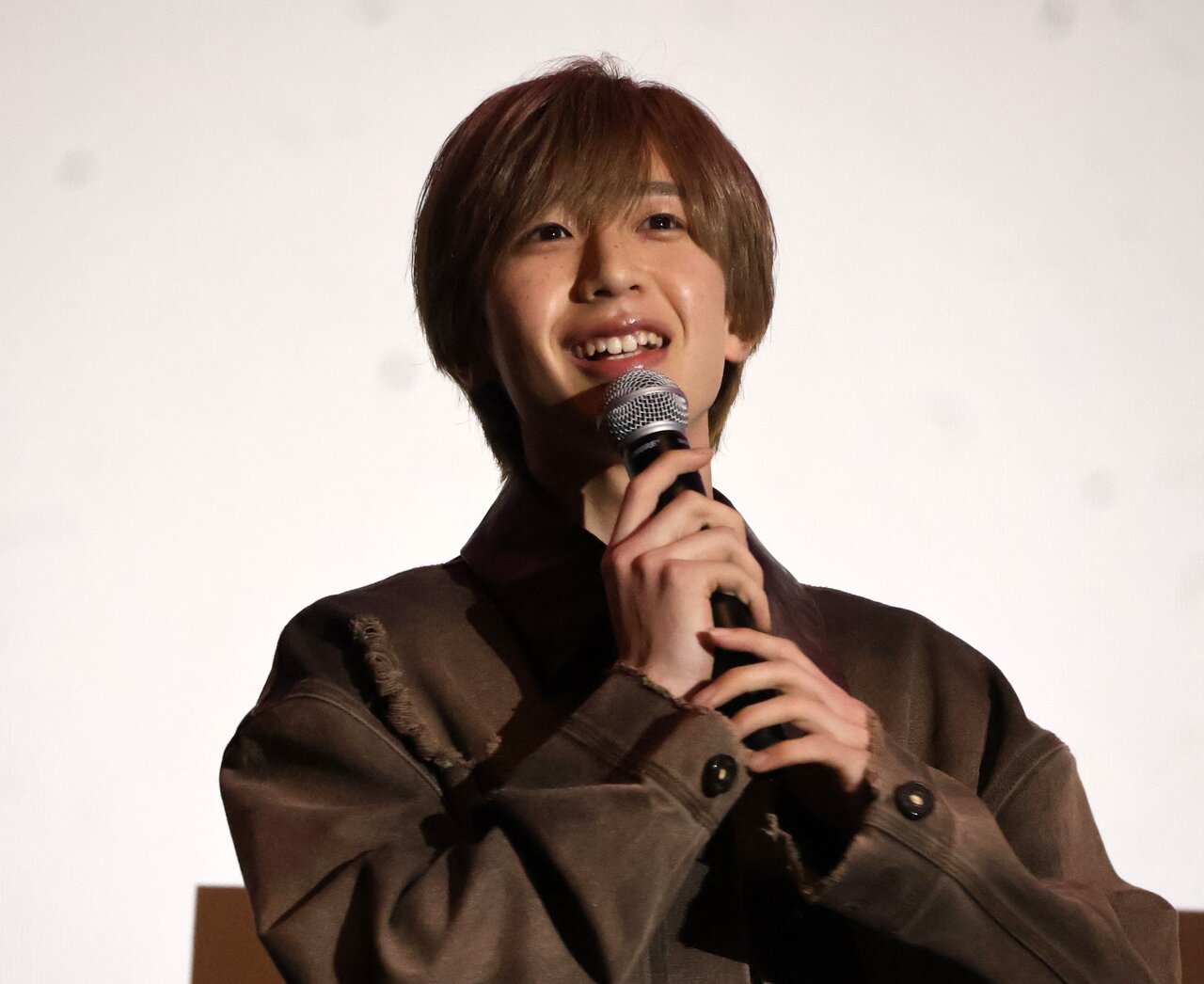 関西ジュニアでAmBitiousの永岡蓮王さん（５月７日、大阪市北区）