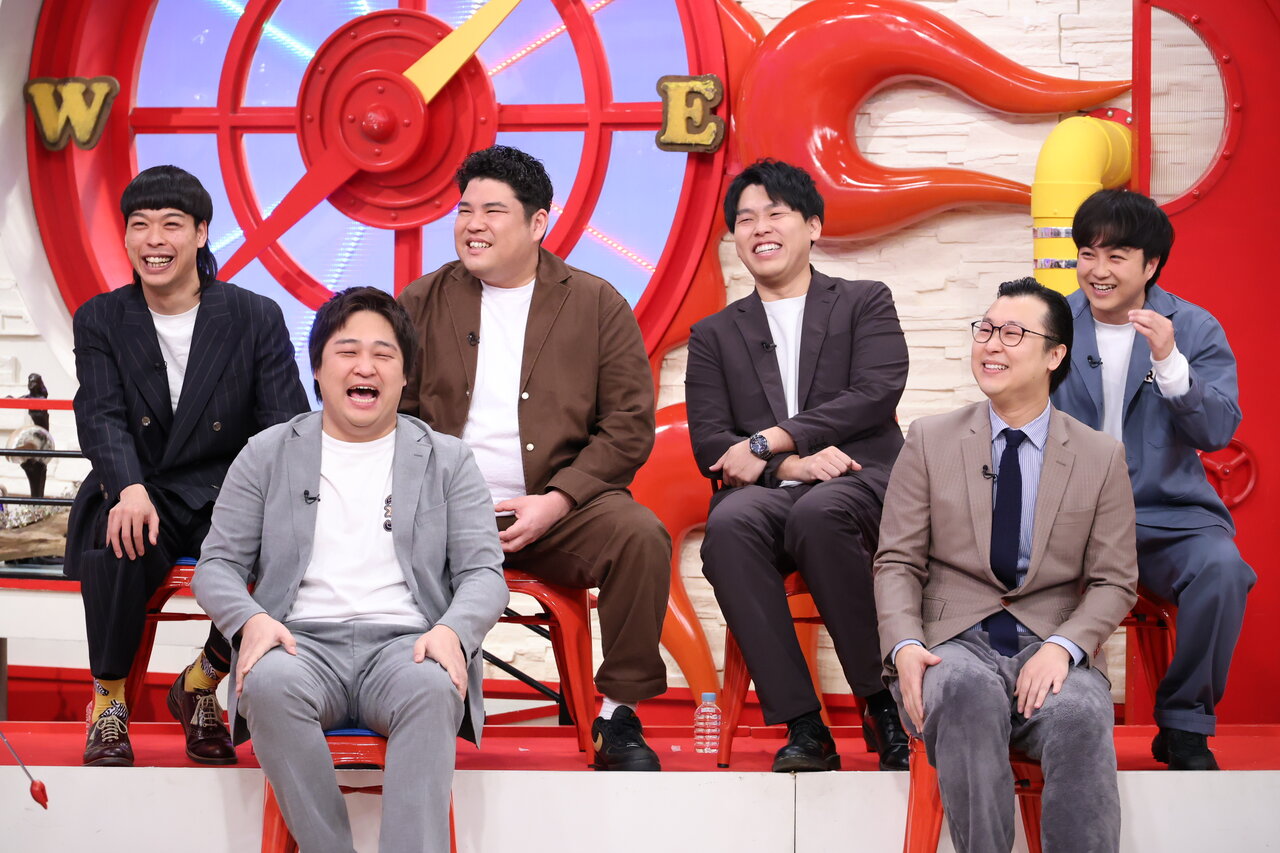 上段左から）バッテリィズ　エース / 豪快キャプテン　山下ギャンブルゴリラ / ダブルヒガシ　東良介 / ドーナツ・ピーナツ　ピーナツ 下段左から）ダブルヒガシ　大東翔生 / 華山　にこらす