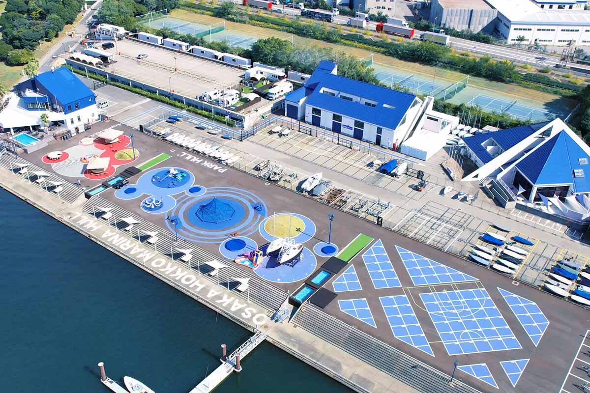 普段から変わり種の遊具を無料で楽しむことができる「PARK HULL」