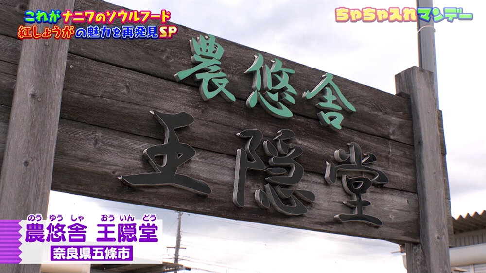 『ちゃちゃ入れマンデー』（6月16日OA）「農悠舎 王隠堂」（奈良県五條市）