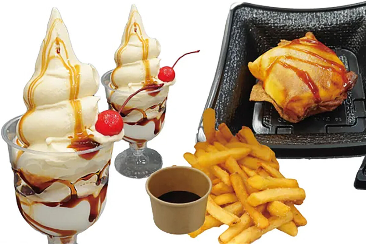 プリンのソフトクリーム、凍らせたクレームブリュレを包んで揚げた「プリンフライ」なども登場