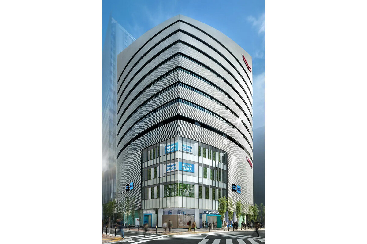 大阪・茶屋町エリアに、2026年8月7日（金）オープンする関西初の旗艦店「Alpen OSAKA」（イメージ）