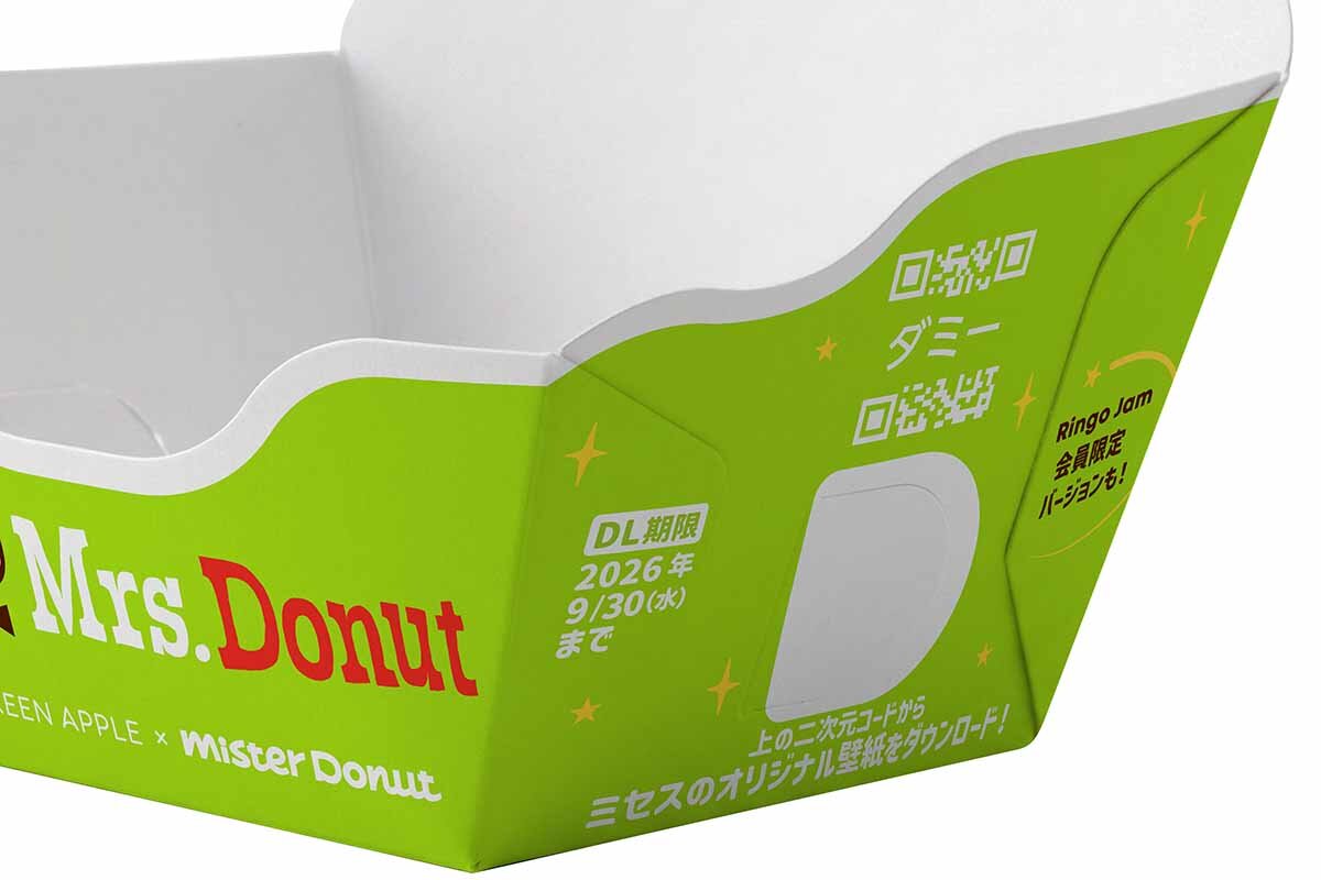 商品のパッケージには二次元コードがプリント
