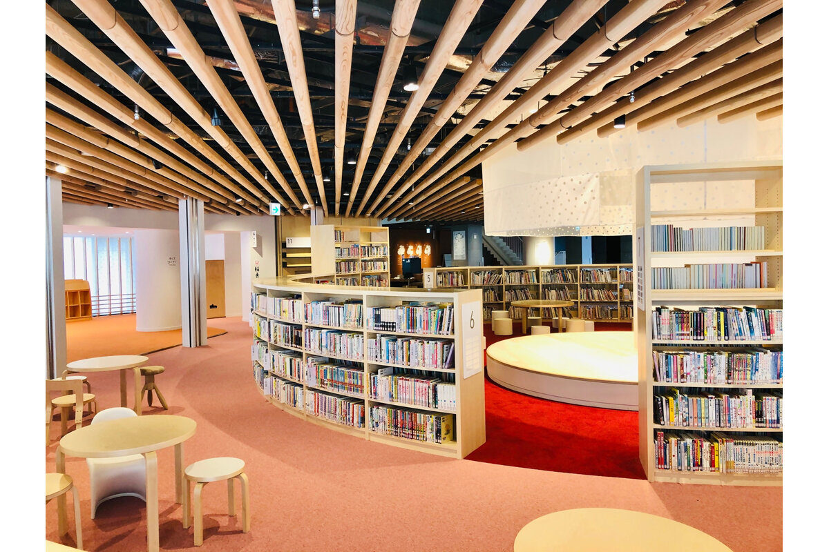 安心できる「子ども図書コーナー」／「守口市立図書館」（大阪府守口市）