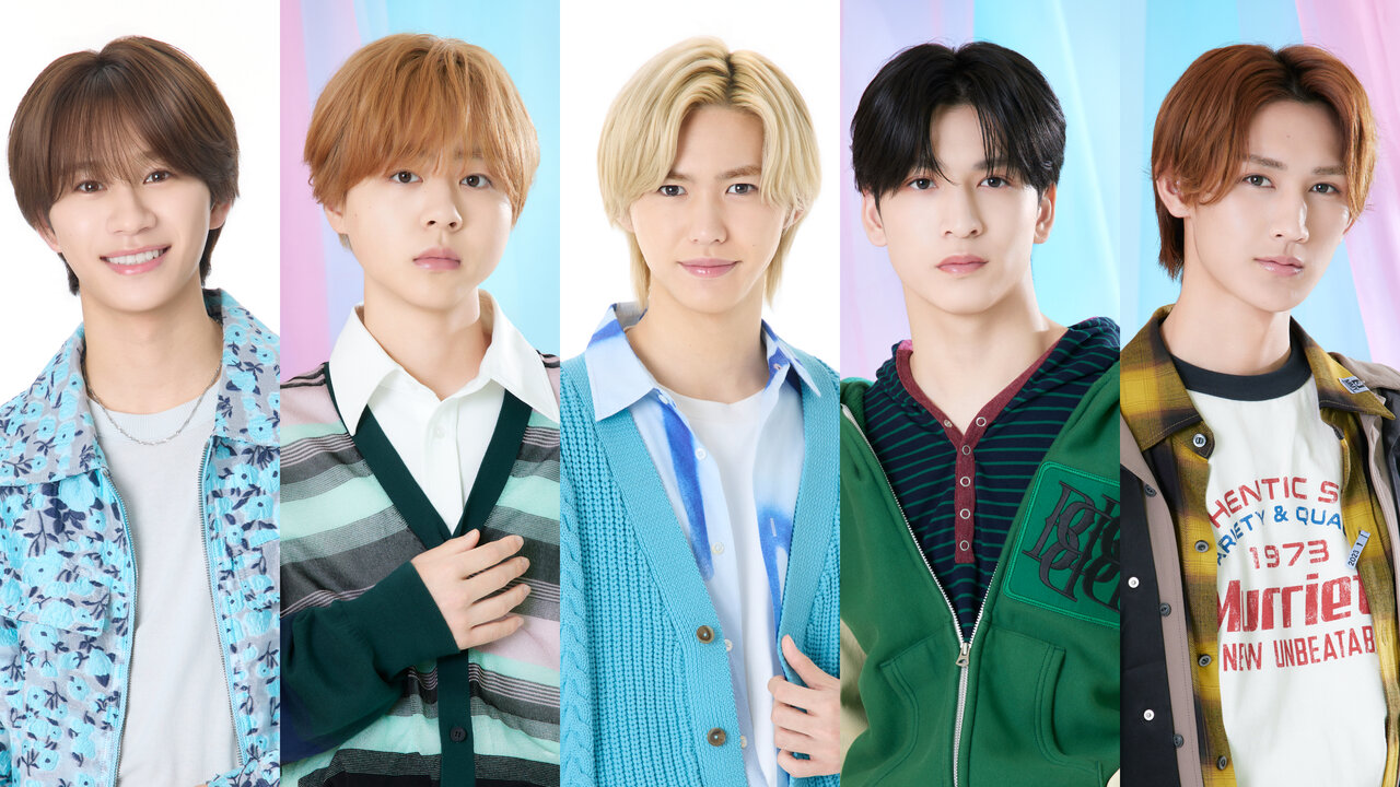左から）嶋﨑斗亜、AmBitious・岡佑吏、岡﨑彪太郎、AmBitious・山中一輝、AmBitious・大内リオン