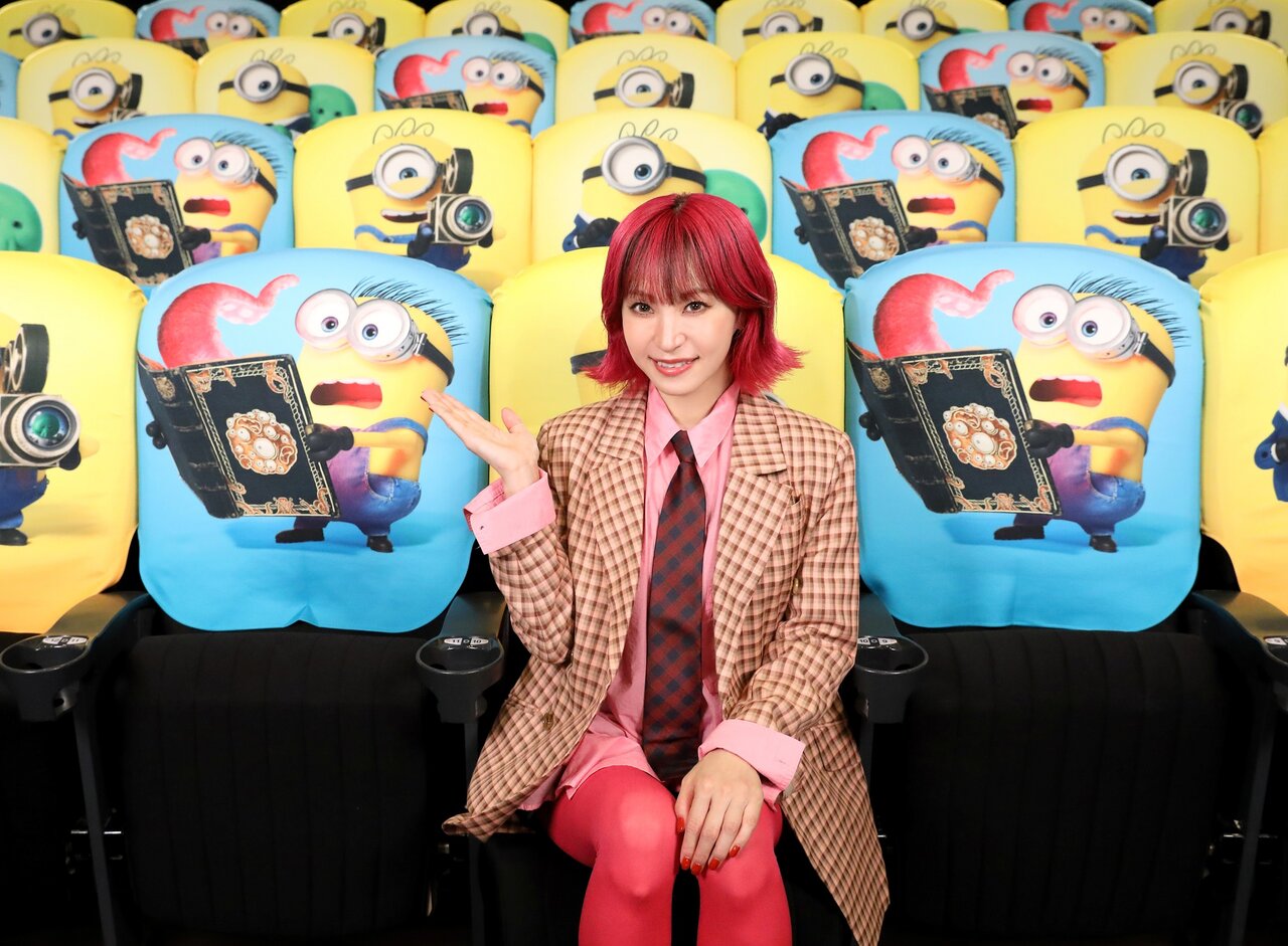 ミニオンズシアターの特別支配人に再就任したLiSAさん