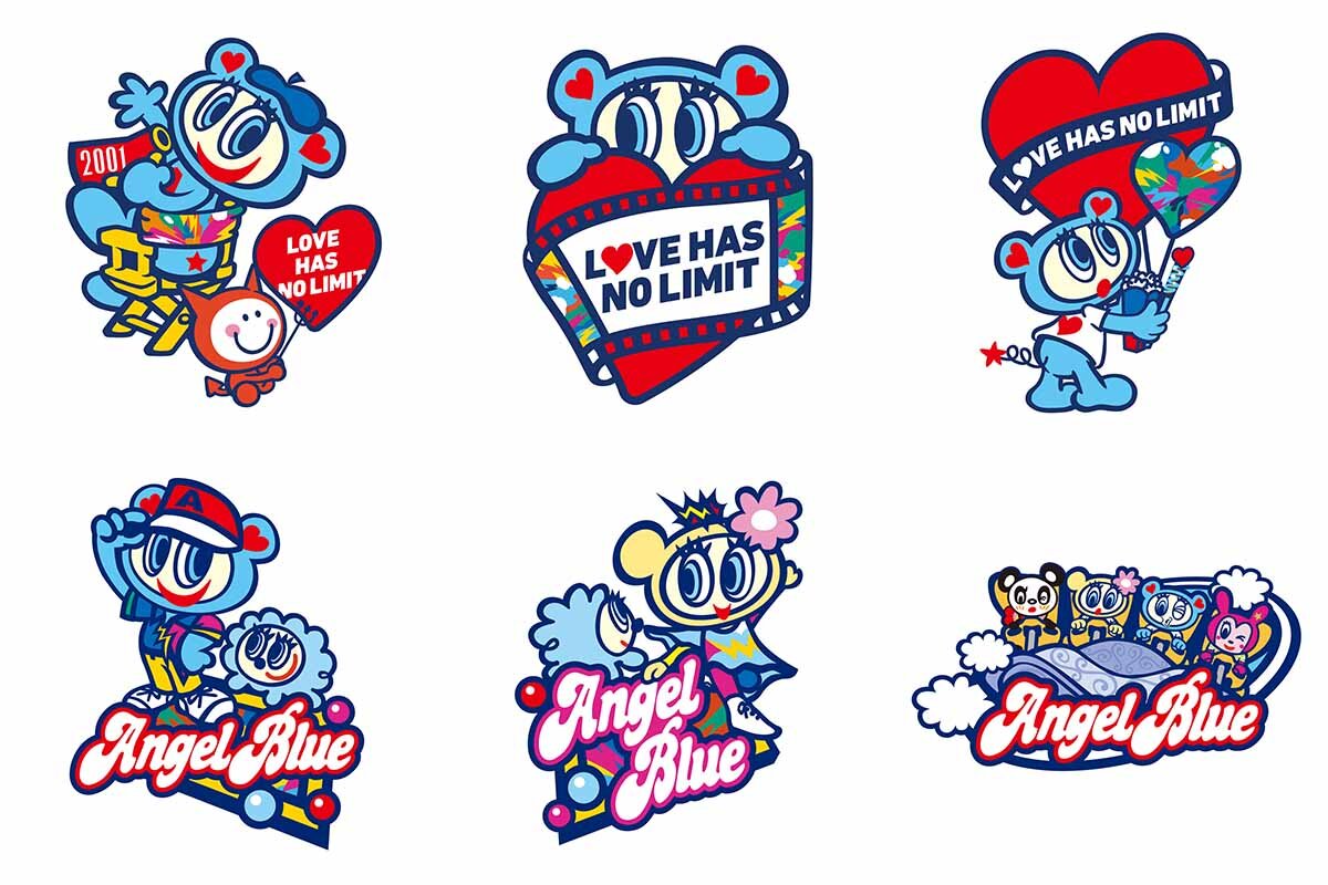 コラボアートは、USJの開業当時をオマージュしたり、パーク満喫中のナカムラくん、25周年限定パレード衣装を着たナカムラくんやハナちゃんなどがデザイン　画像提供：ユニバーサル・スタジオ・ジャパン