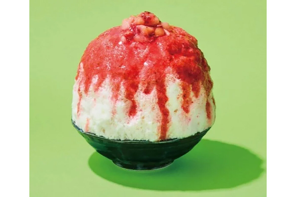 初出店となる東京「かき氷 氷連」の「まるごとあまりん」（各日100杯・2,200円）