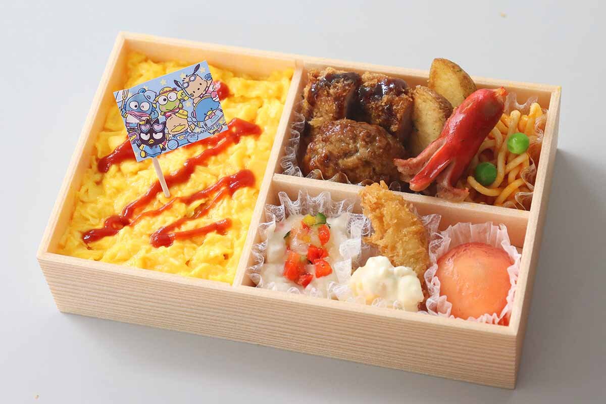 「はぴだんぶい駅弁」中身イメージ