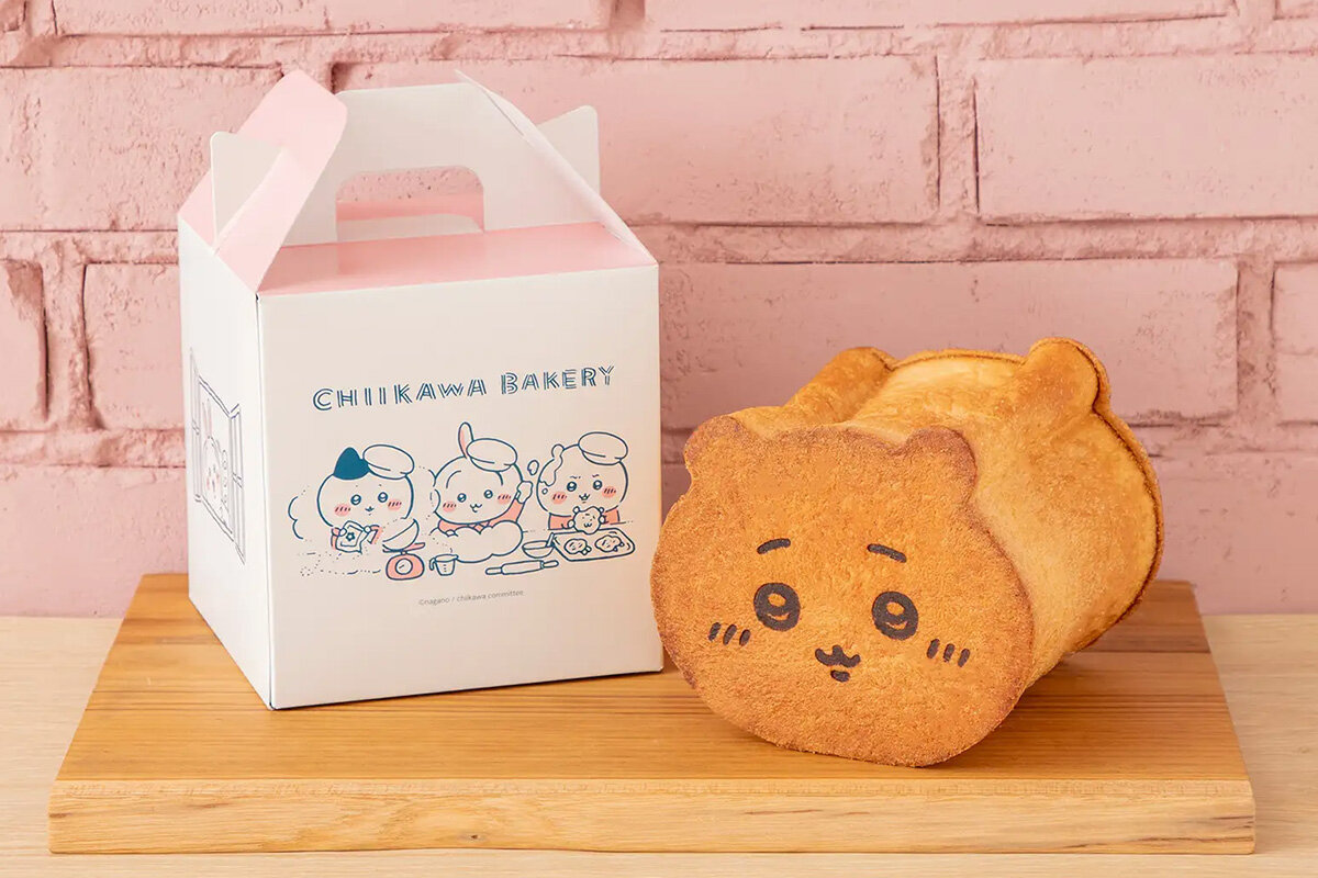 はちみつが練りこまれたほんのり甘い「ちいかわ食パン」（950円）