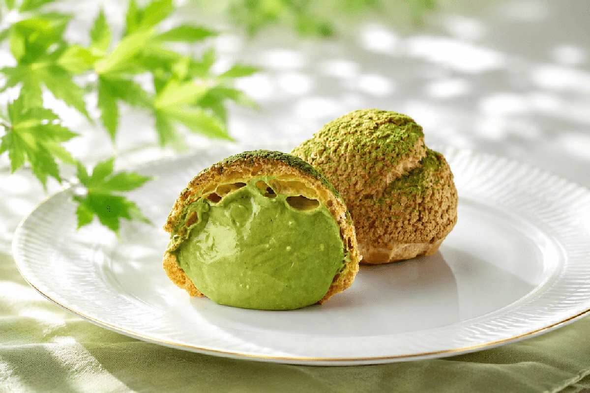 パティスリー洛甘舎「洛甘シュー＜抹茶＞」（345円）