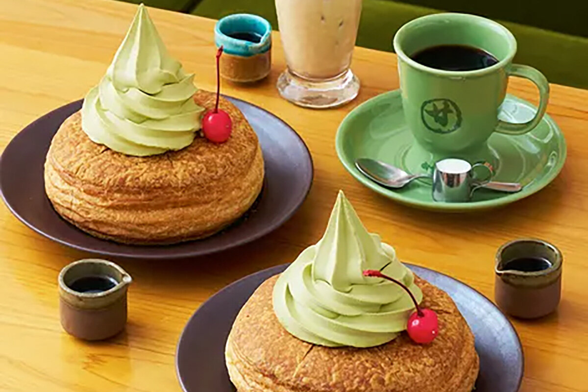 コメダ和喫茶 おかげ庵「抹茶シロノワール」（780〜820円）