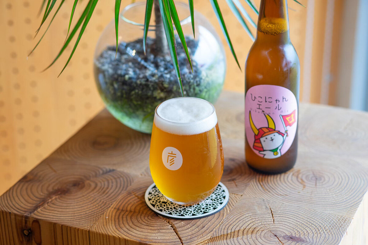 滋賀県彦根市のクラフトビール醸造所・彦根麦酒の「ひこにゃんエール」