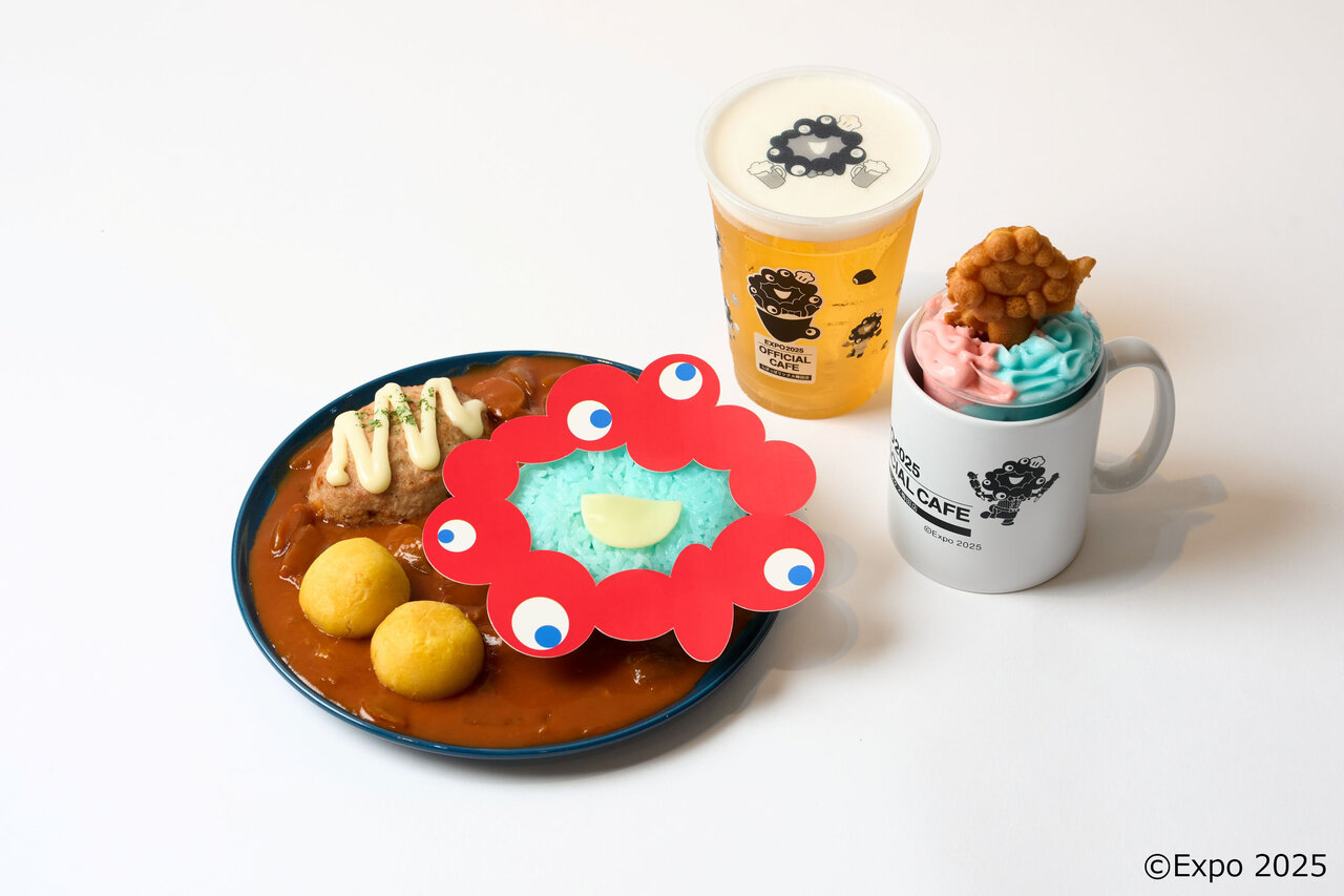 「ミャクミャクハヤシライスプレート」（4,950円）ⒸExpo 2025