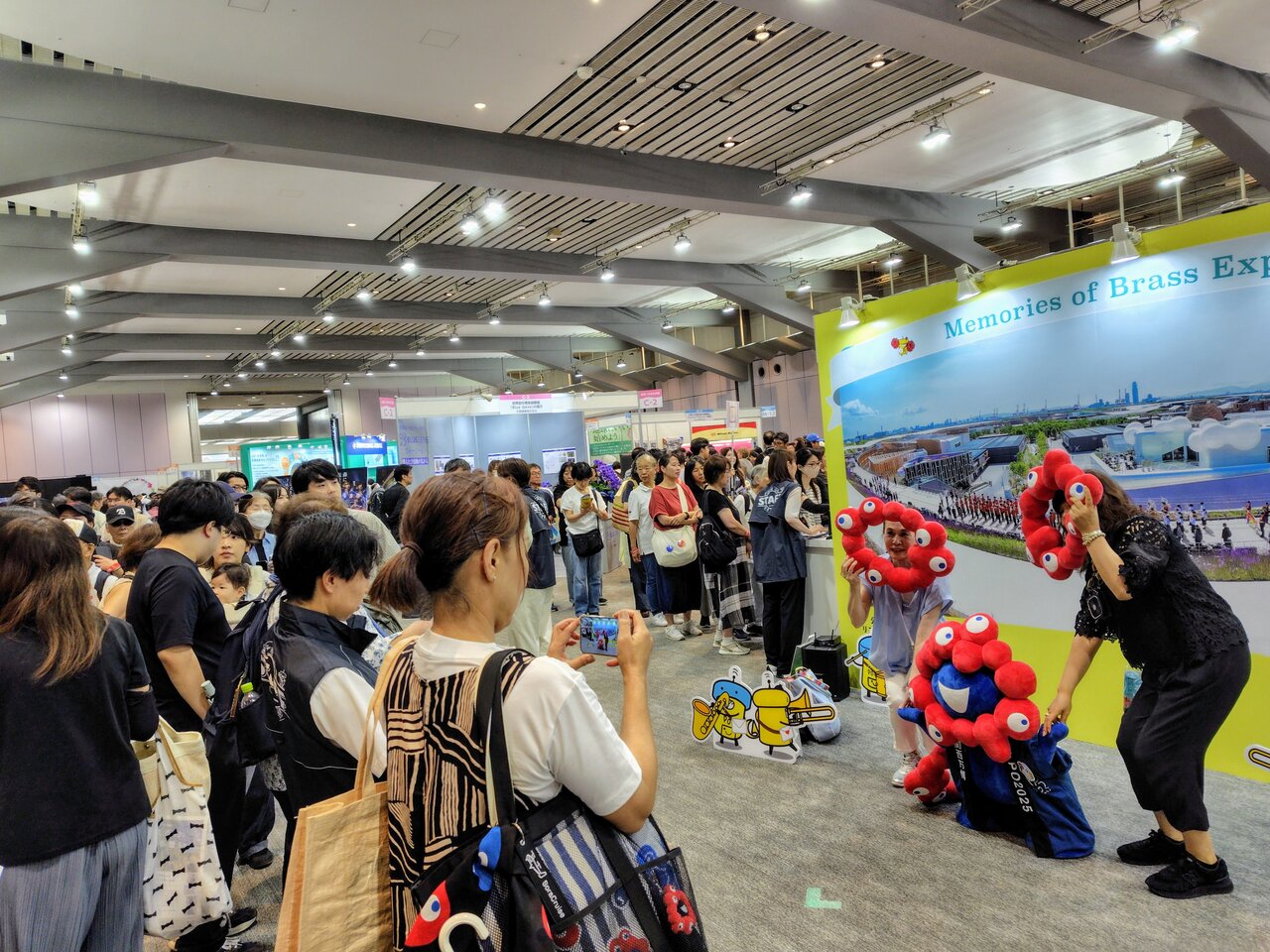 かわいいフォトスポットも点在（８月21日、大阪市住之江区）