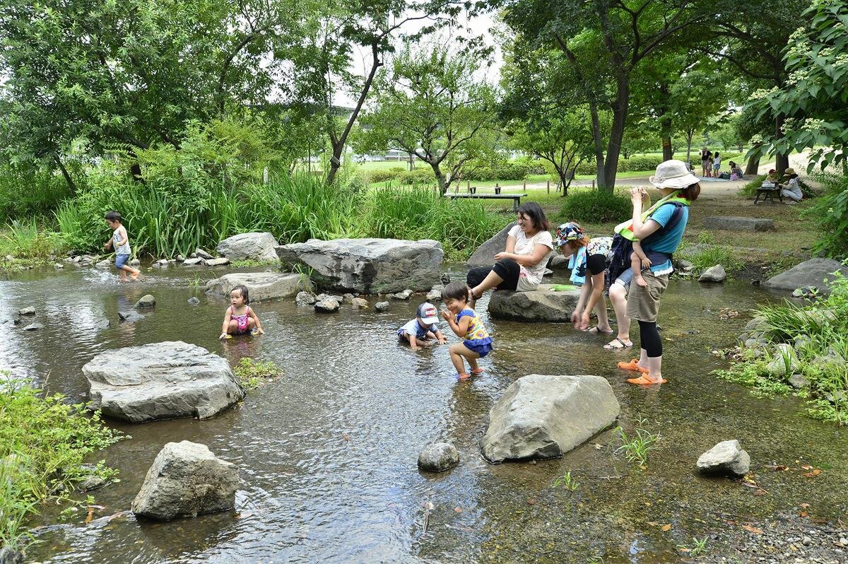 水遊び以外の楽しみもたくさんある公園です「梅小路公園」（京都市下京区）
