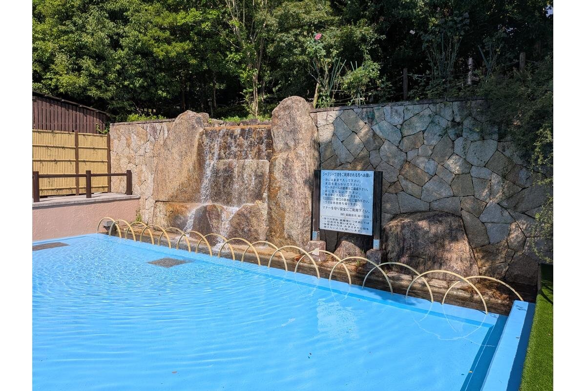 ジャブジャブ池は予約制です「西山公園」（京都府長岡京市）