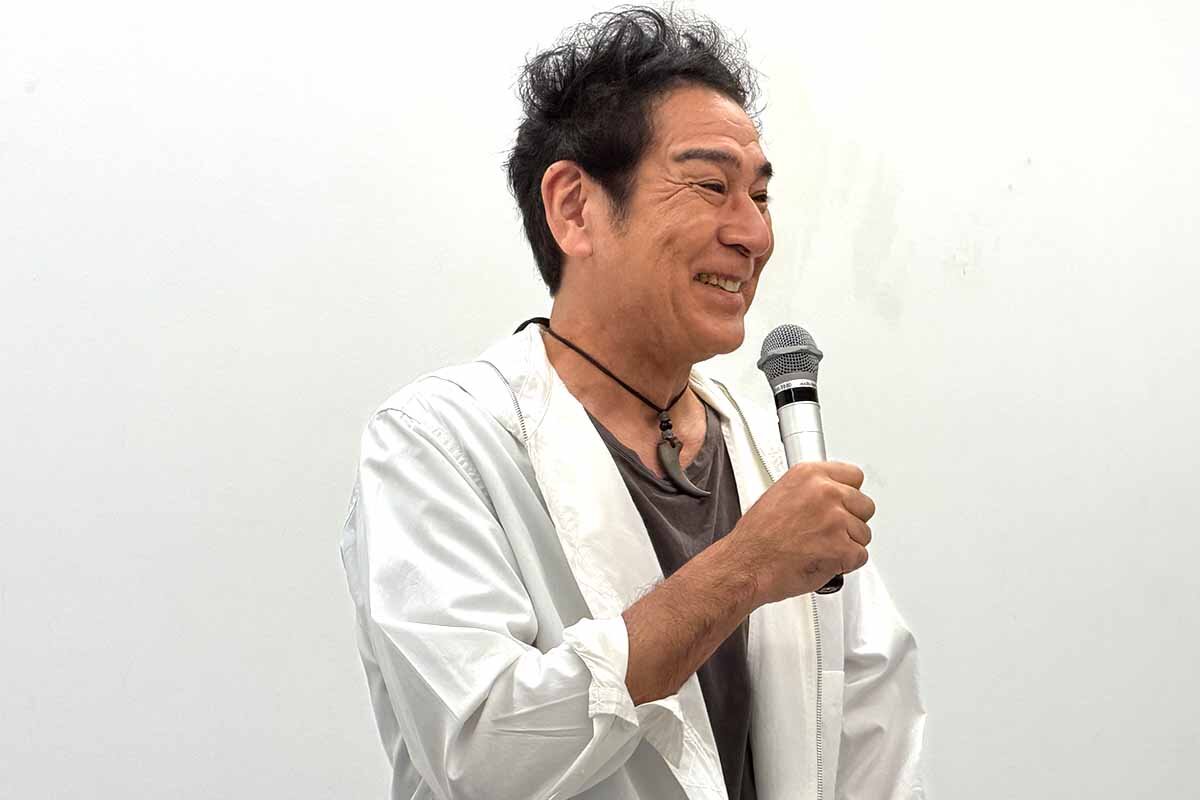 ドラマ『GTO』の取材会に出席した宇梶剛士（2026年8月・大阪市内）