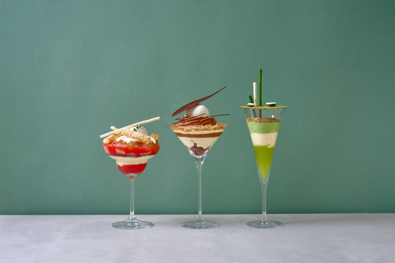 「Parfait Bar nebi」のパフェ3種