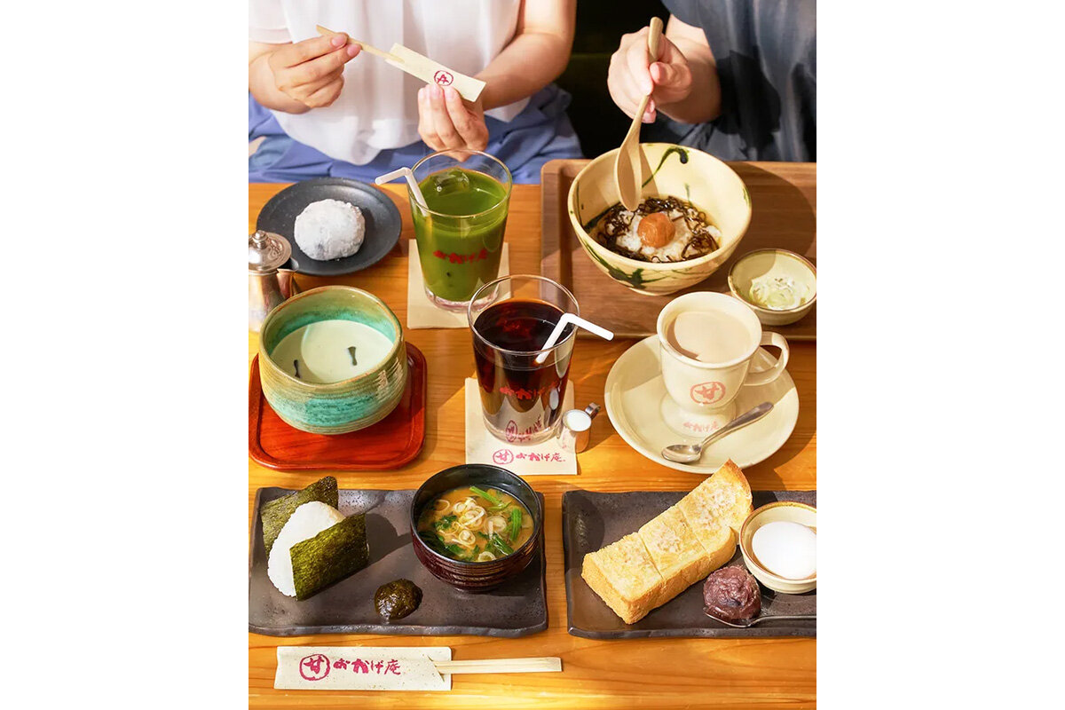 「コメダ和喫茶 おかげ庵」のモーニングサービス（内容は店舗により異なります）