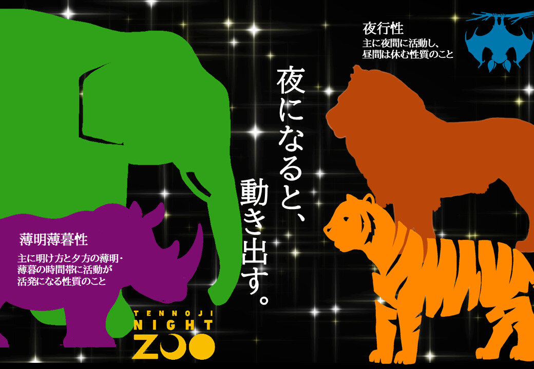 天王寺動物園で開催される「ナイトZOO」