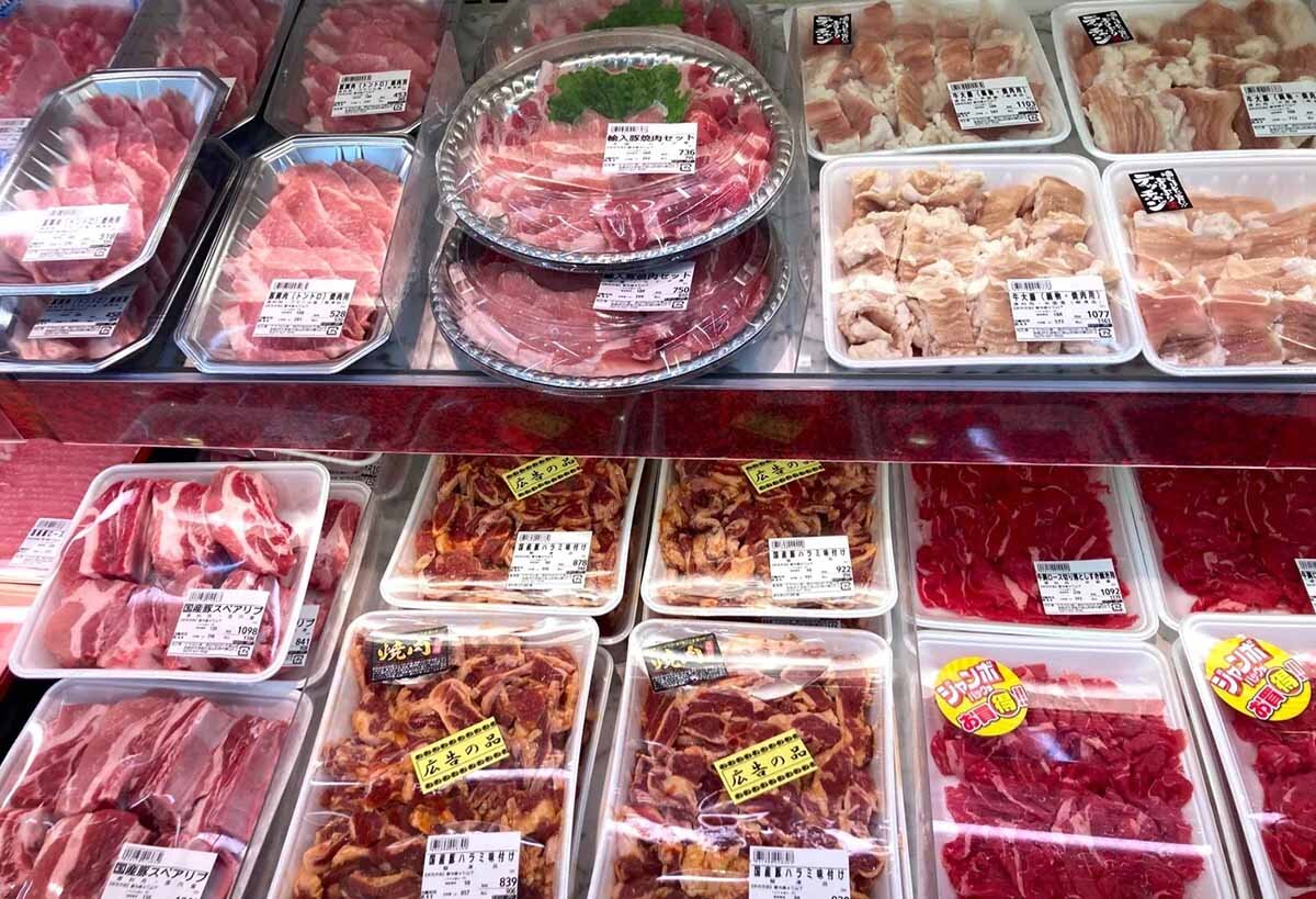 「業務スーパー」内の精肉「肉のTAKASHI」