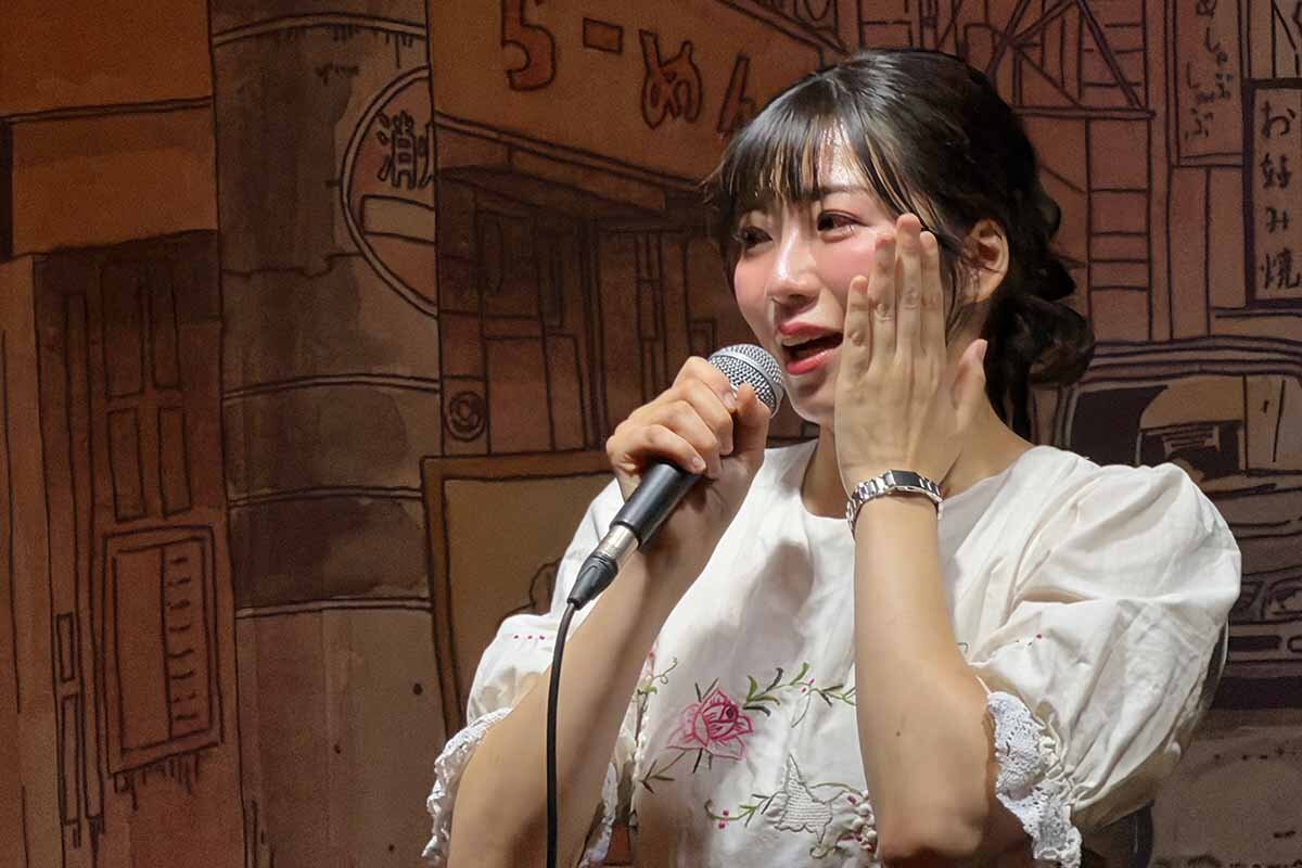 「高ぶっちゃっただけで…」と涙ぐんだ田中アナ（2026年・大阪市北区）